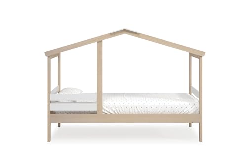 Genérico Angel Cama cabaña de 90x200 cm-Cama Cabaña Montessori-Cama Infantil cabaña