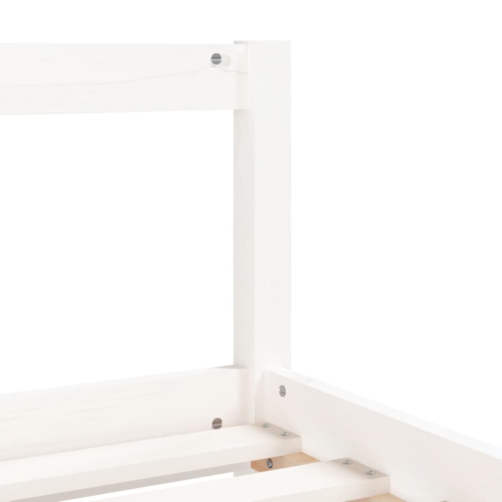 Genérico Estructura de Cama Infantil con cajones Madera White 90x190 cm,wenjingqi-834418