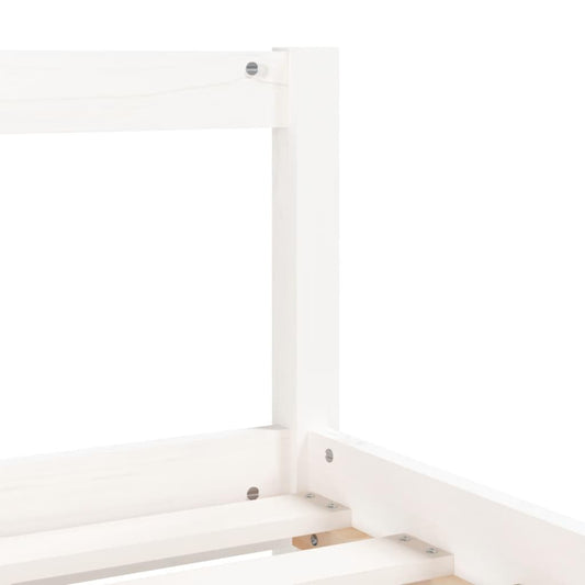 Genérico Estructura de Cama Infantil con cajones Madera White 90x190 cm,wenjingqi-834418
