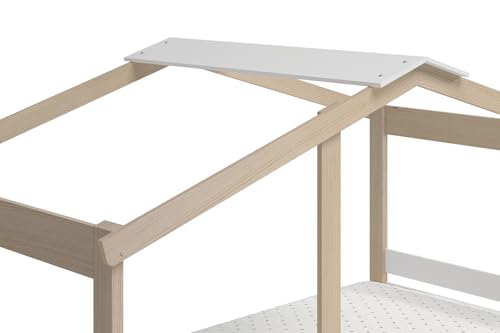 Genérico Angel Cama cabaña de 90x200 cm-Cama Cabaña Montessori-Cama Infantil cabaña